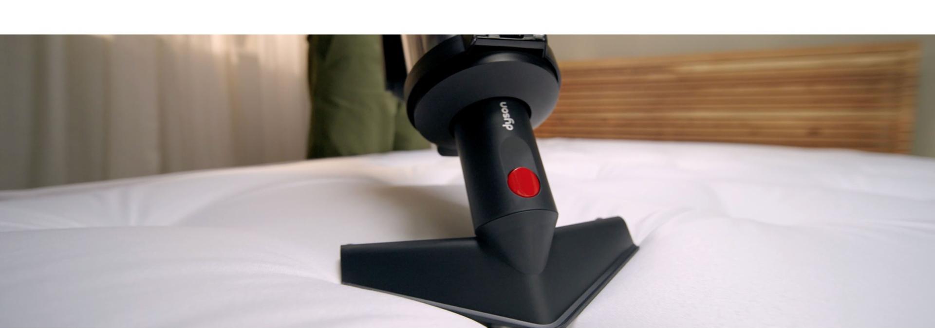 The Mattress tool 2.0 is used to deep clean a mattress.