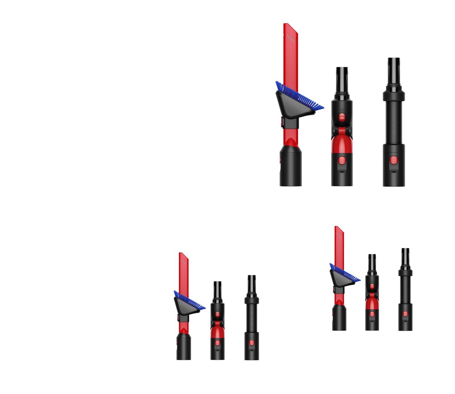 Bocchetta a lancia per spazi ristretti 2.0, adattatore per angoli nascosti e tubo flessibile.
