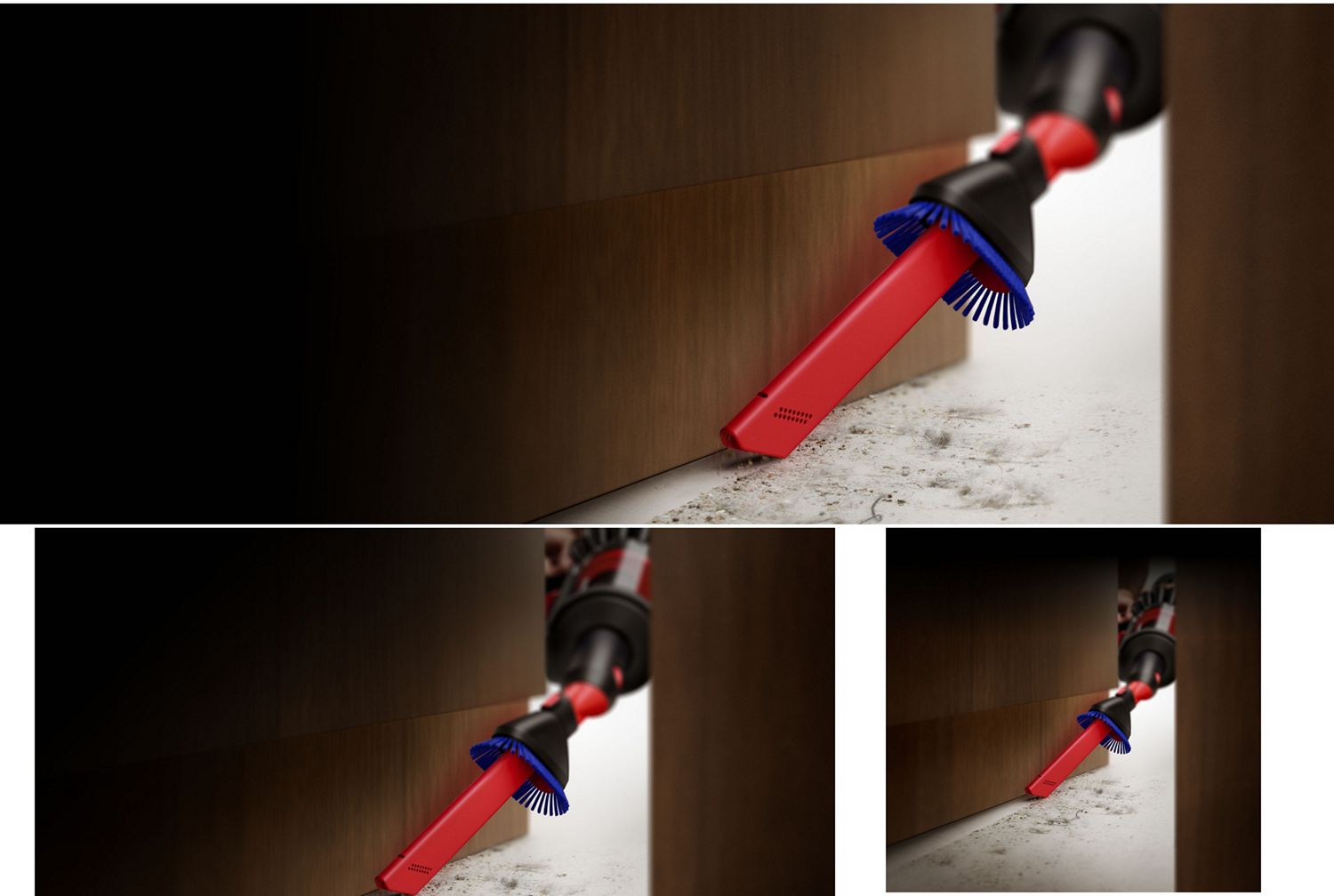 La bocchetta a lancia per spazi ristretti 2.0 viene utilizzata per lo spazio tra dei mobili.