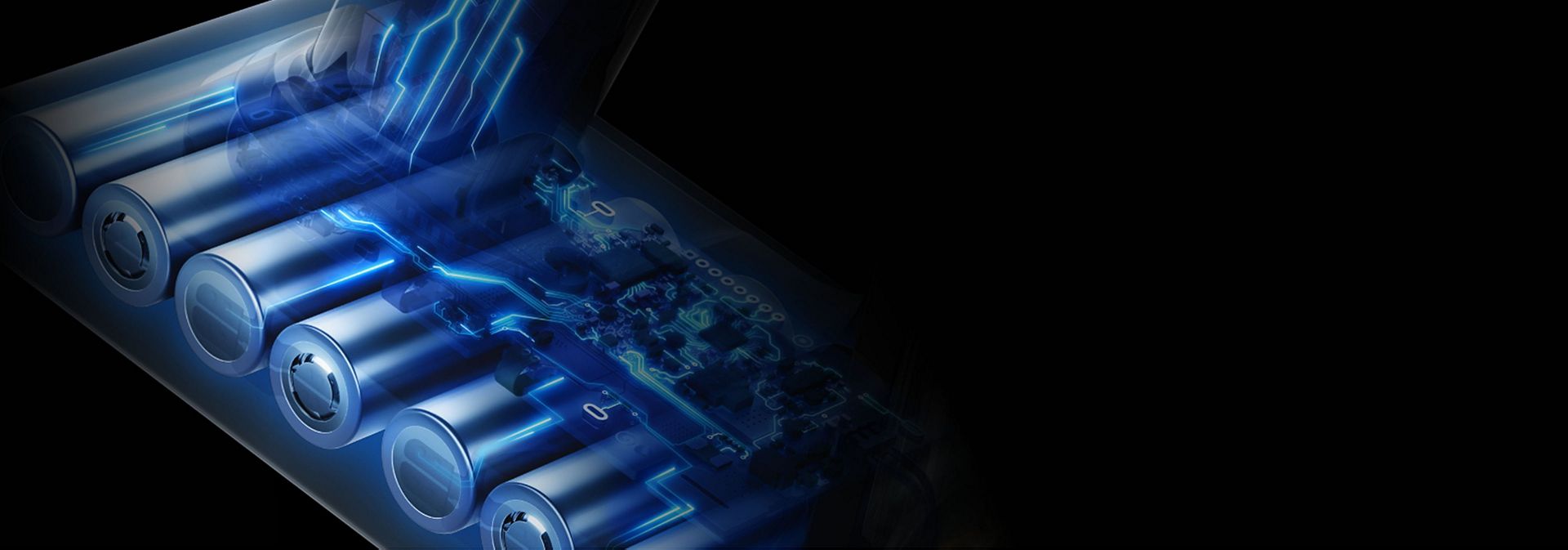 بطارية الليثيوم القوية ذات 7 خلايا في مكنسة دايسون V10.