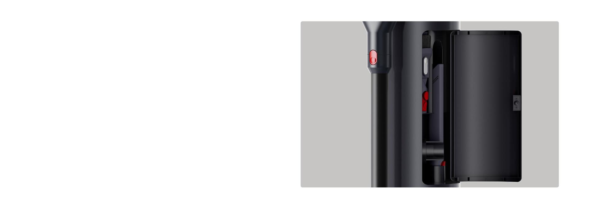Tool storage in the Dyson Auto-empty Dok.