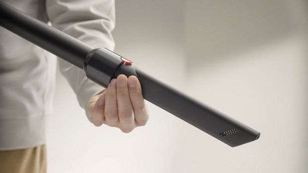 The Crevice tool is used to clean between cabinets.