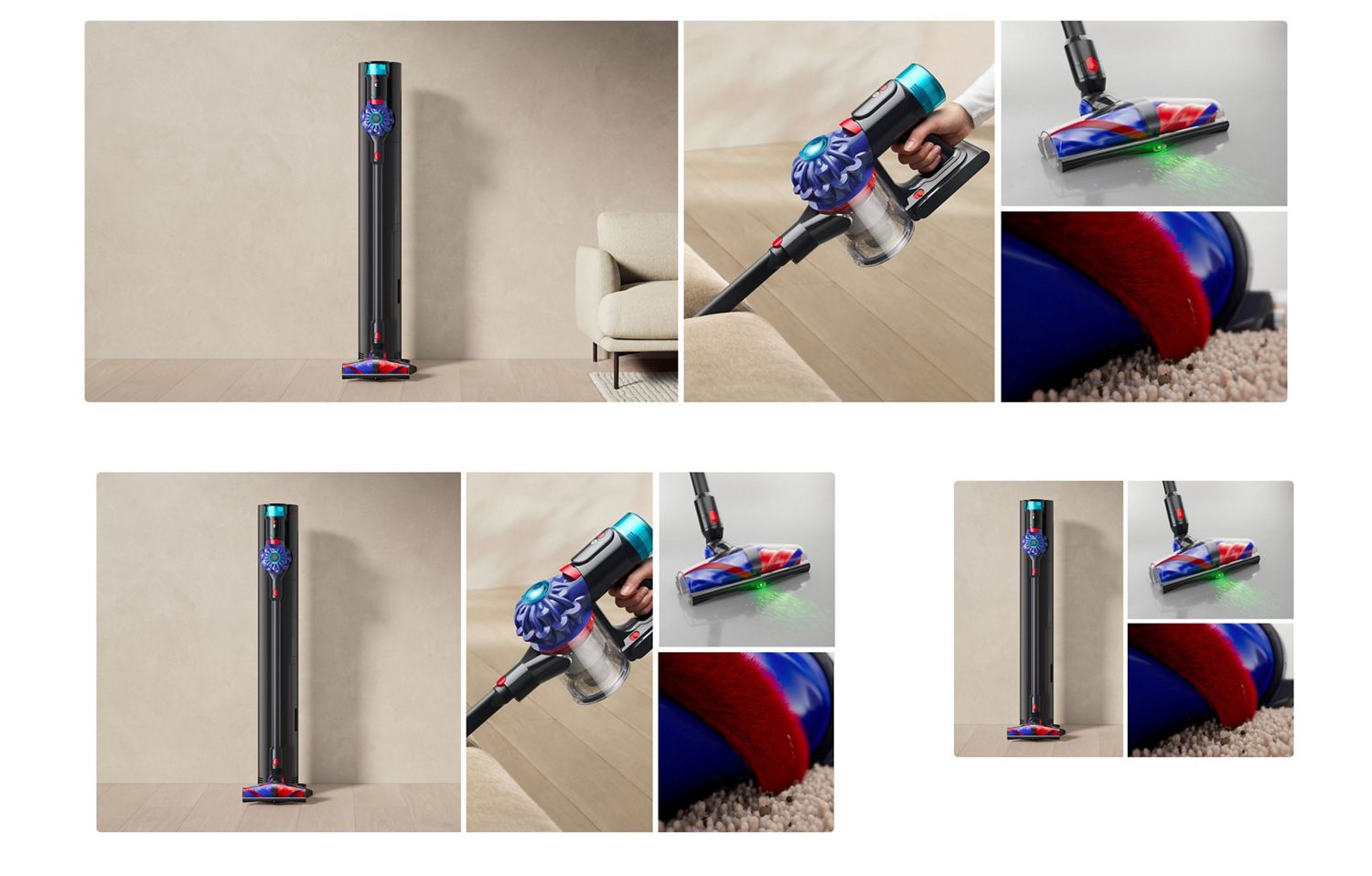 The Dyson Konical V10 cordless vacuum in the Auto-empty Dok and used to clean around the home.