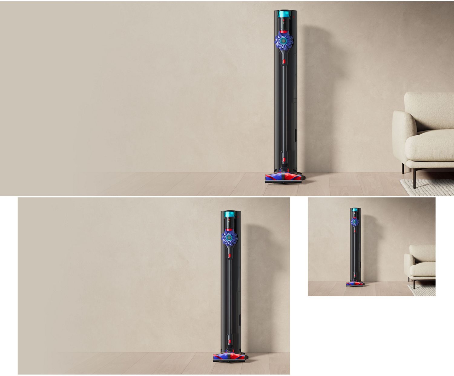 Dyson V10 Konical vacuum in the Auto-empty Dok.