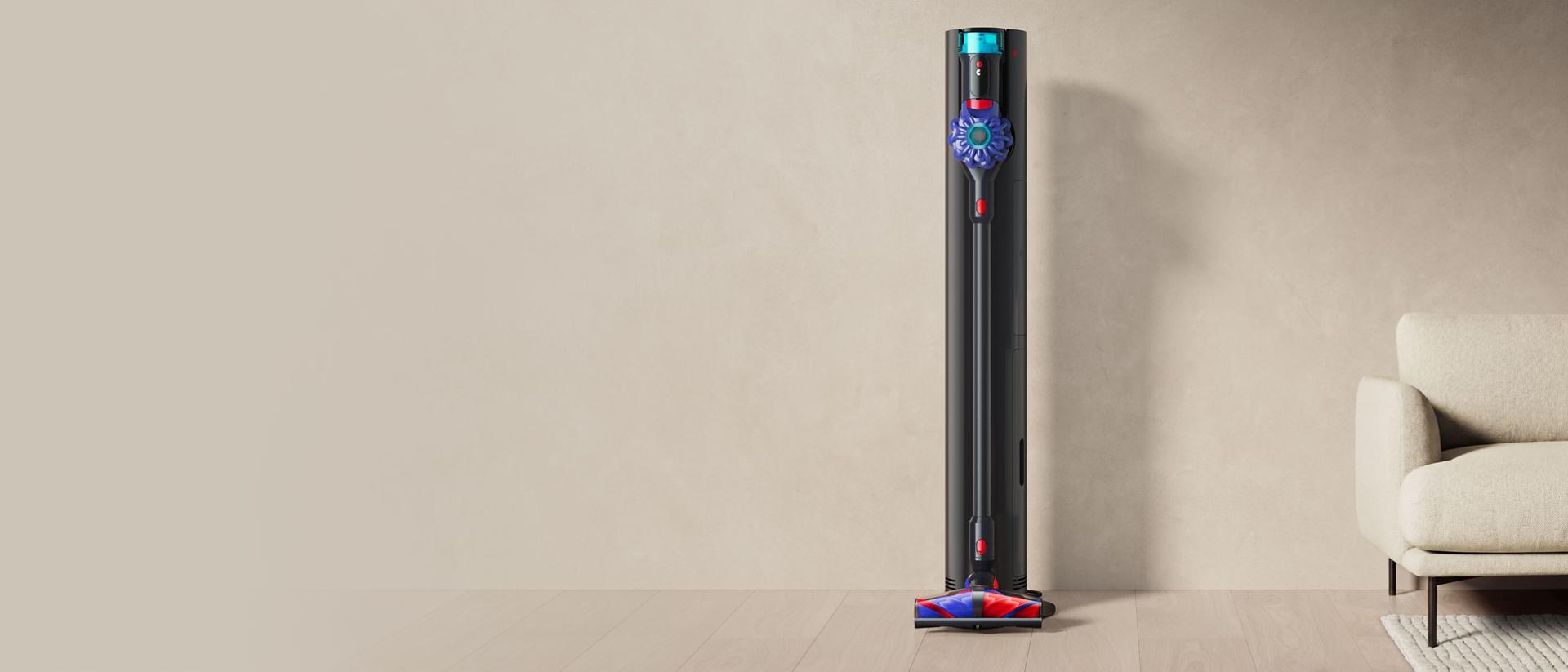 Dyson V10 Konical vacuum in the Auto-empty Dok.