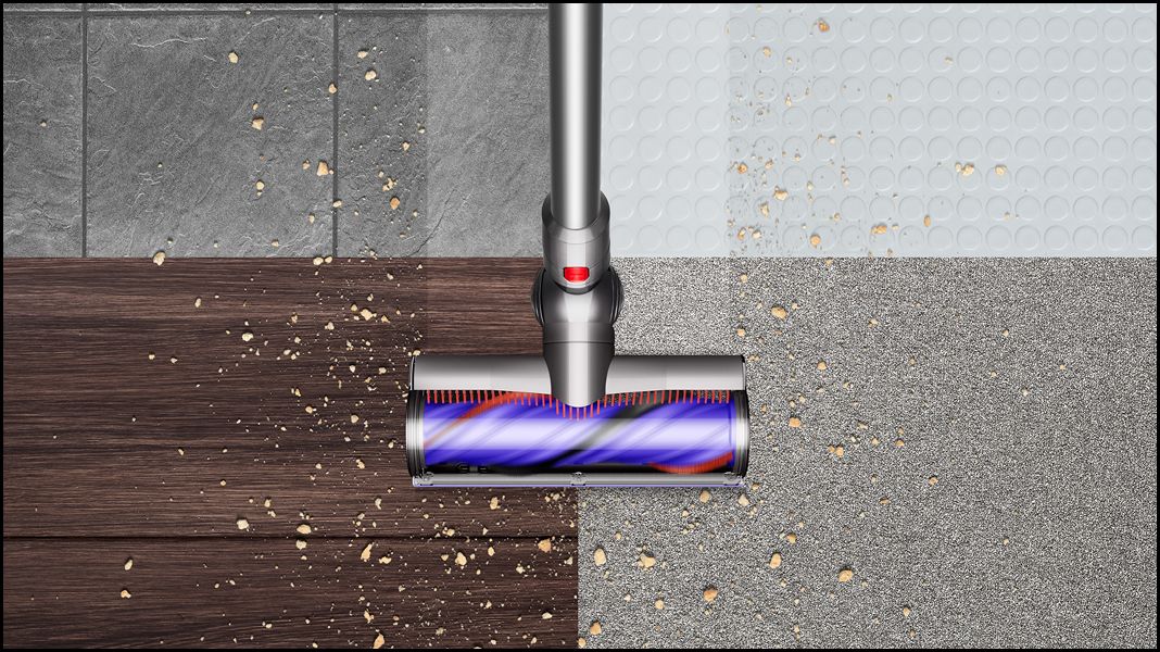 Die Dyson Motorbar Bodendüse wird verwendet, um verschiedene Bodenarten zu reinigen.