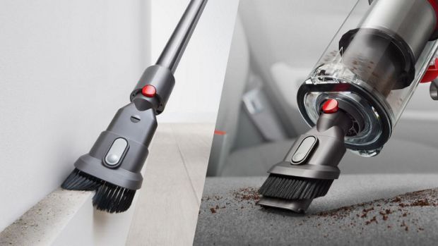 Końcówka Combi użyta do czyszczenia i odkurzania w domu.