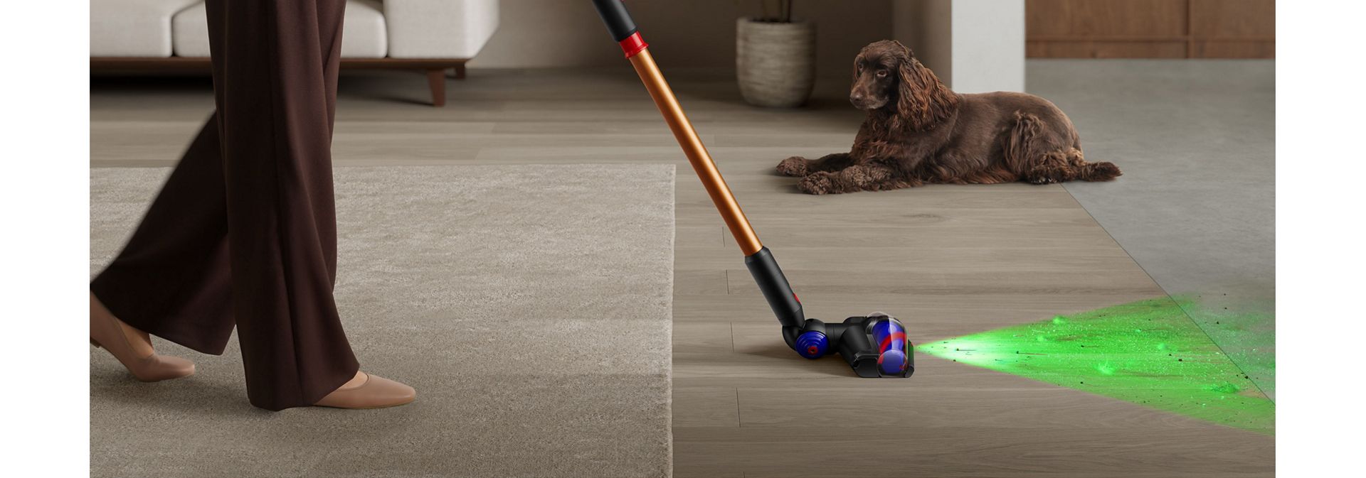 Dyson V16 Piston Animal vacuum used to clean around the home.