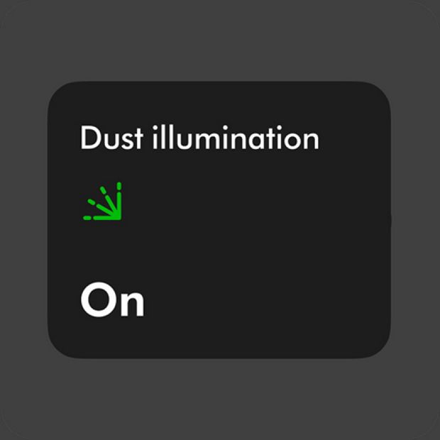 A filter alert on the MyDyson app.