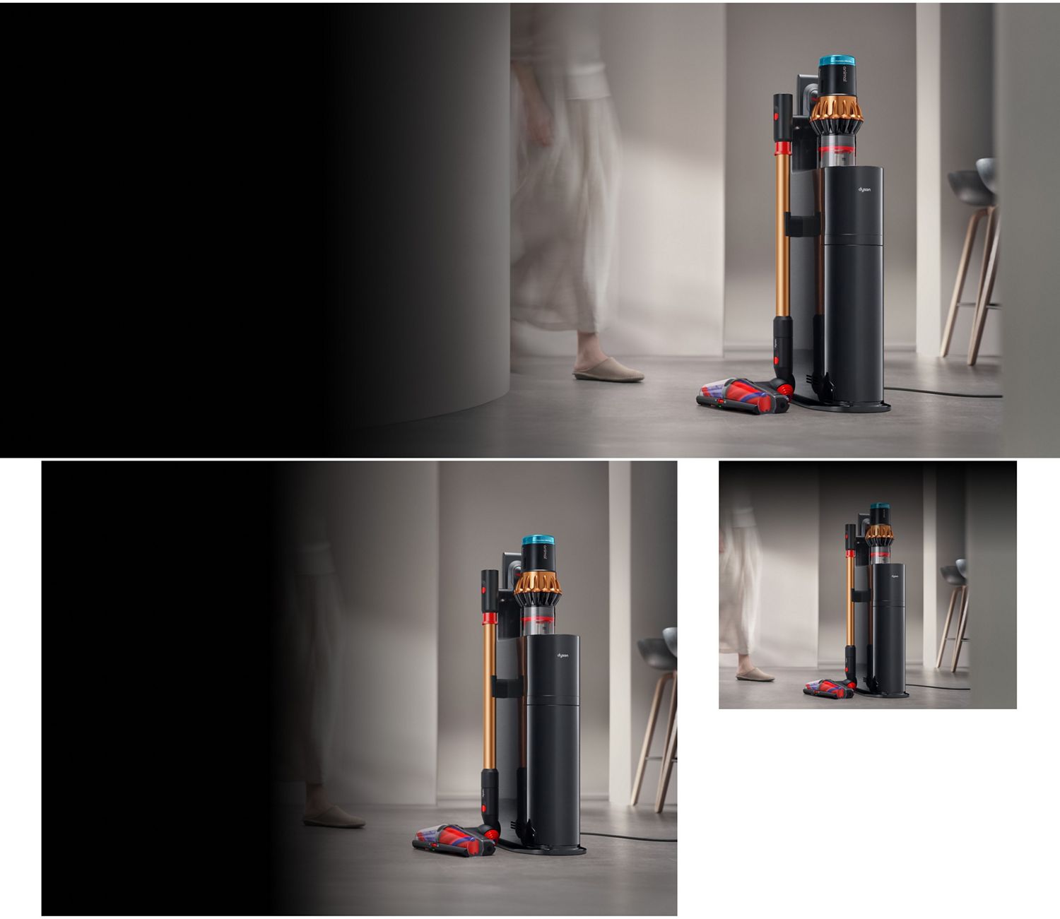 Dyson V16 Piston Animal vacuum in the Auto-empty Dok.
