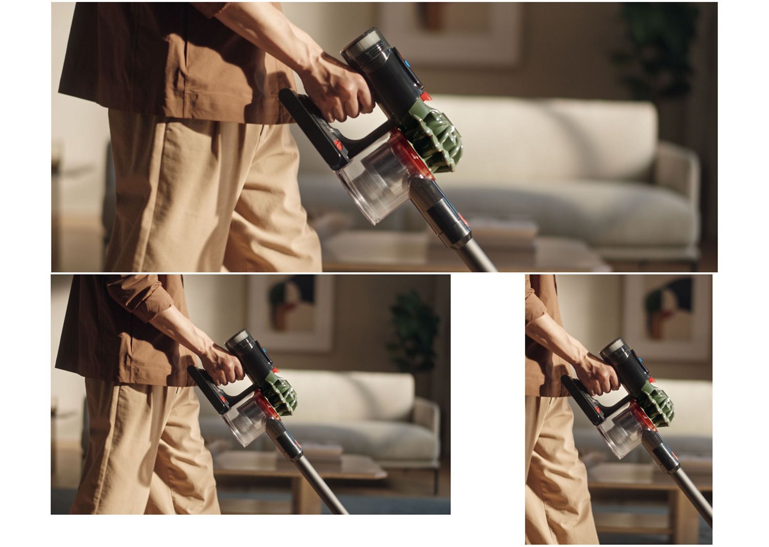 Dyson V8 Cyclone vacuum used to clean around the home.