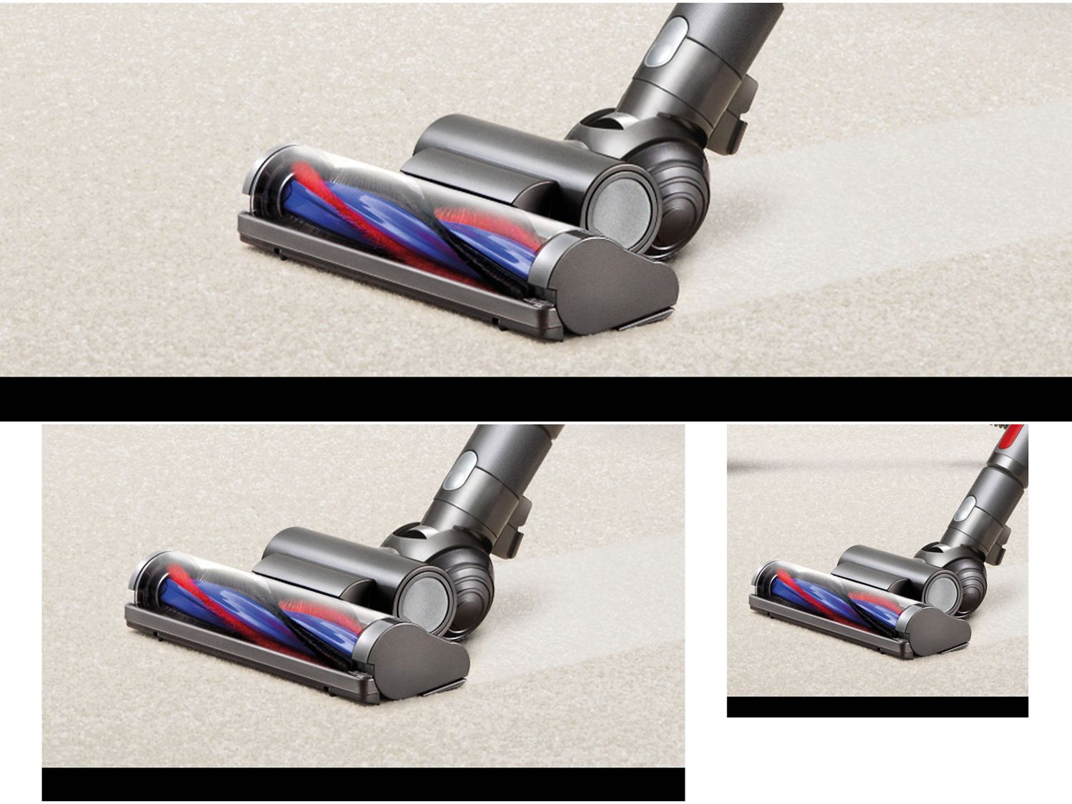 The Turbine cleaner head on a light colored carpet.
