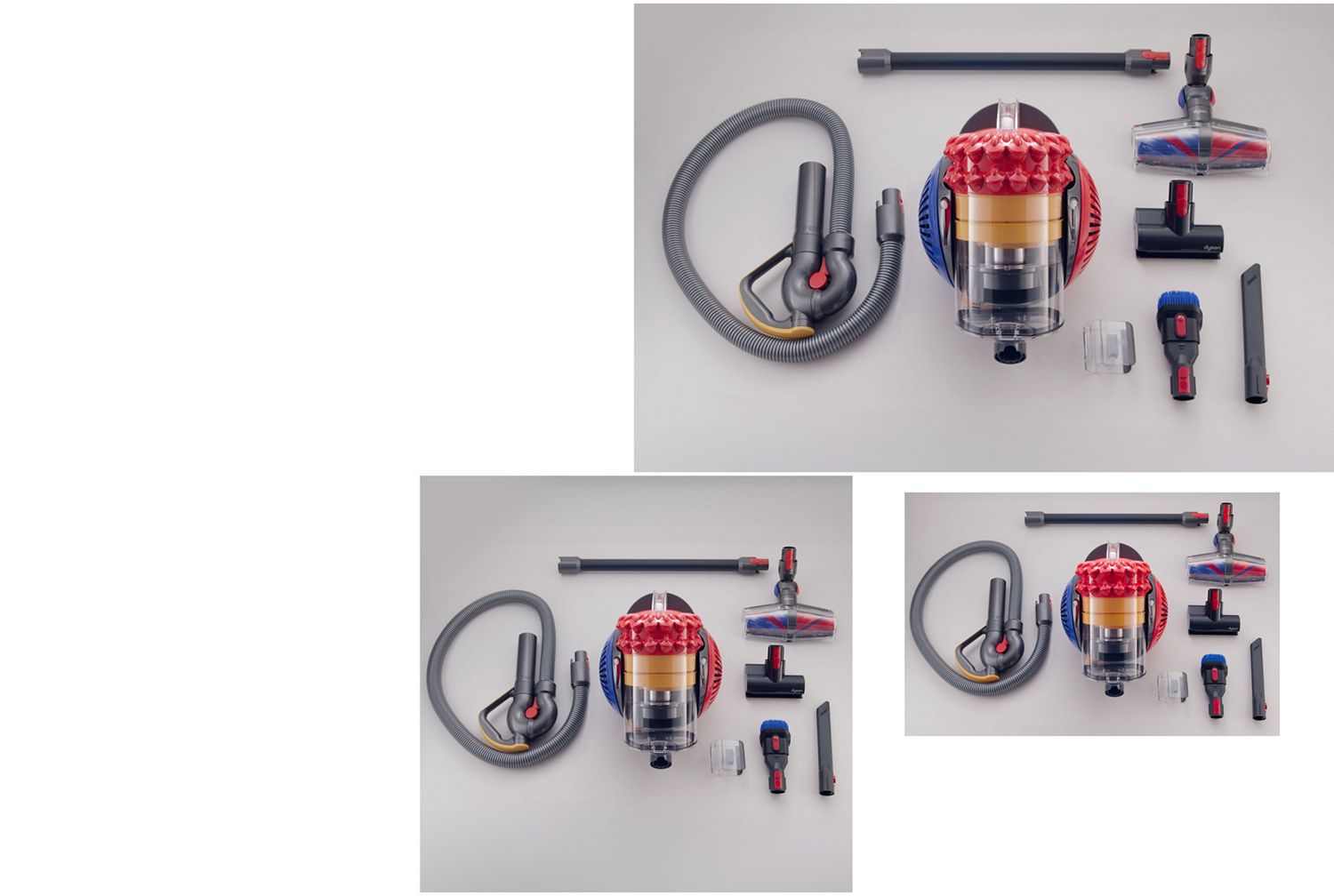 Dyson Big Ball Konical-støvsuger med tilbehør og ekstrautstyr.
