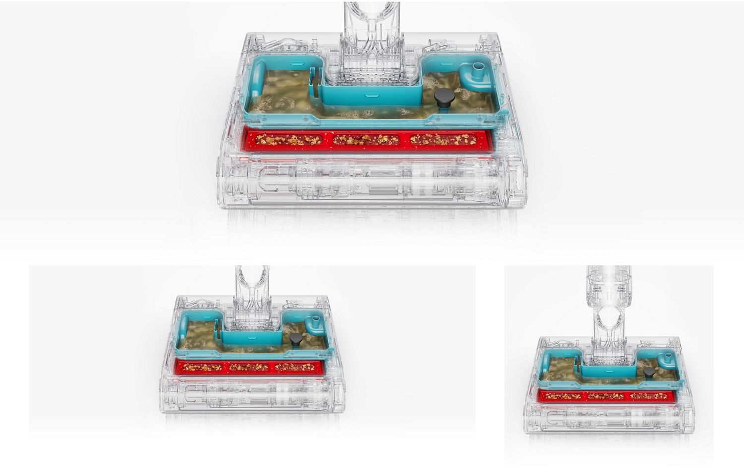 Dettaglio del lavapavimenti Dyson Clean+Wash Hygiene.