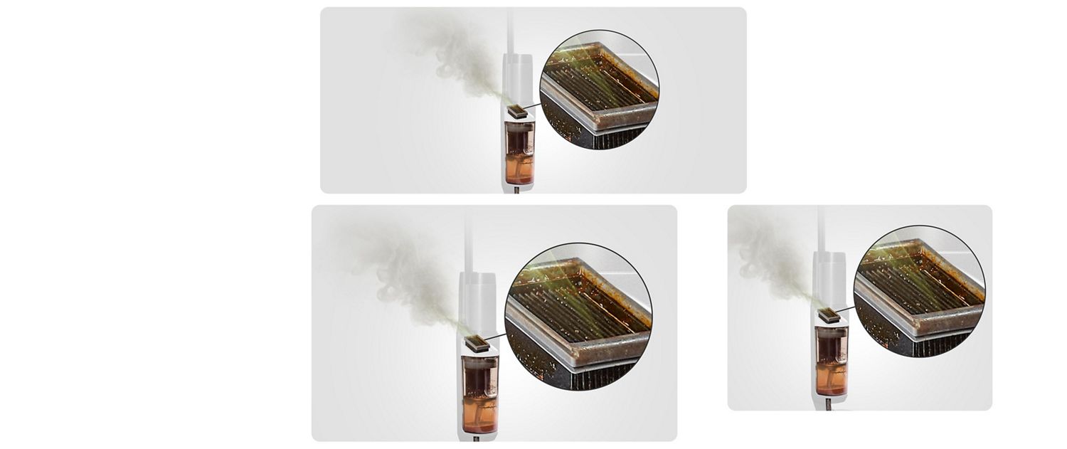 A spotlight view of the inside of the filter within the main body