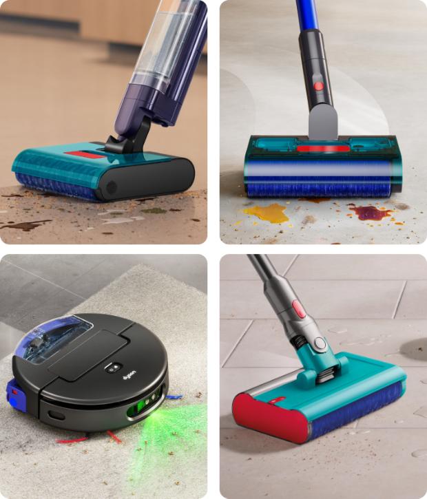 Řada přístrojů Dyson.