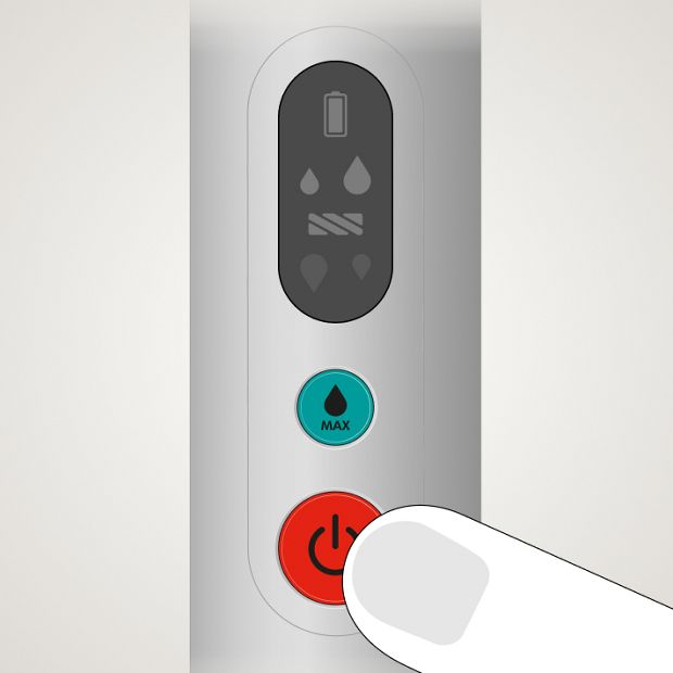 LED displej na vysavači na tvrdé podlahy Dyson W1 PencilWash.