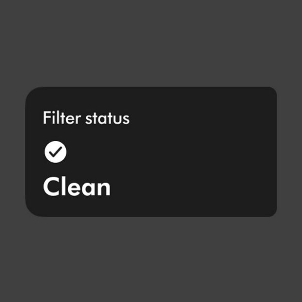 Filter status on the MyDyson app.