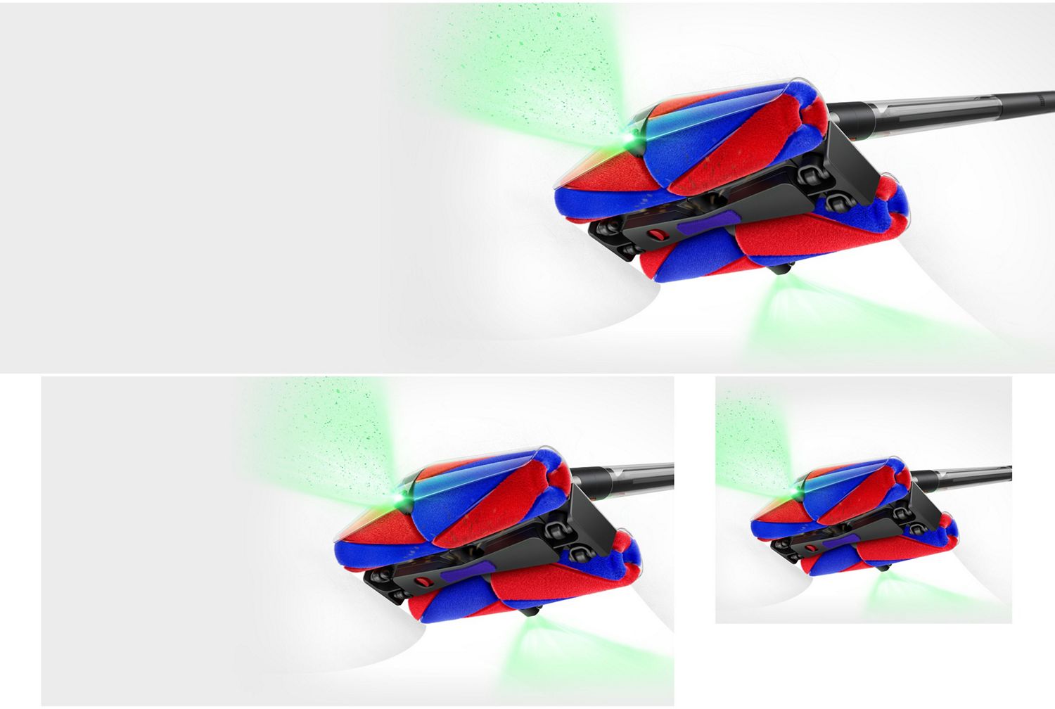Dyson PencilVac Fluffycones™ | Fluffycones™ de-tangle hair.