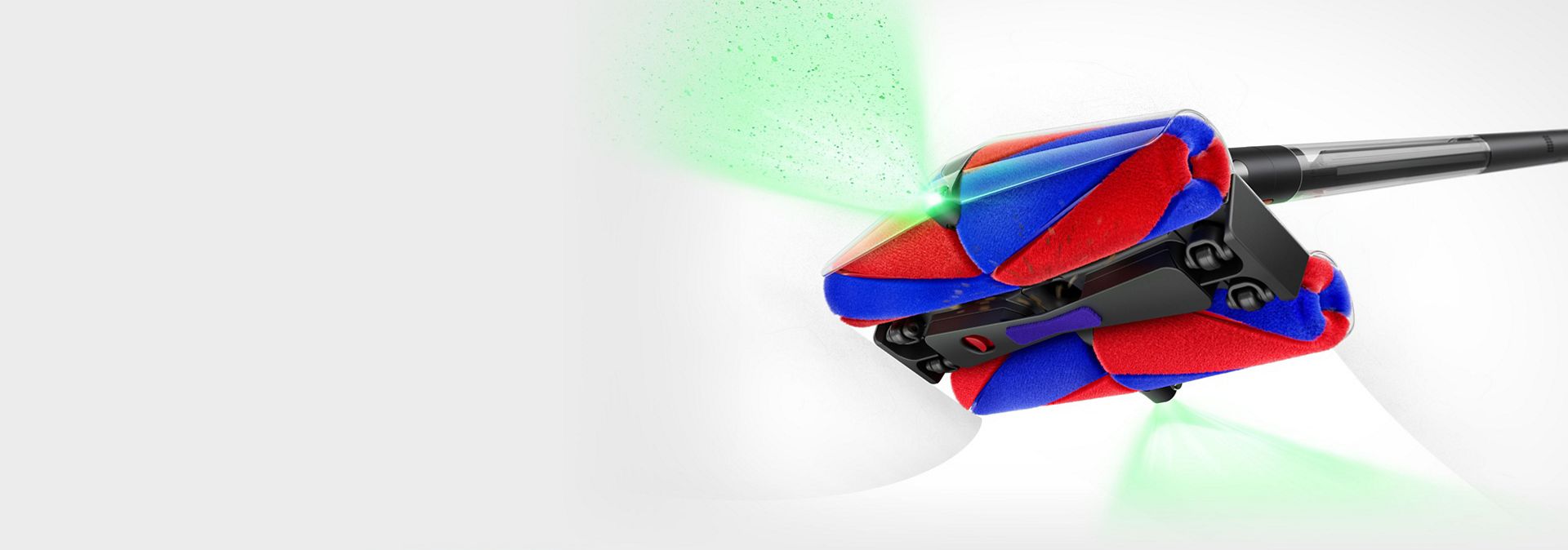 Dyson Fluffycones cleaner head with illumination.