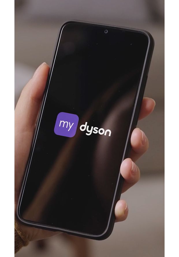 MyDyson app on a smartphone.