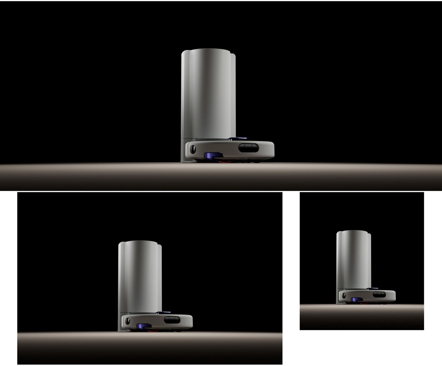 Dyson R1 Nurovi Dry robot vacuum cleaner in its dock.