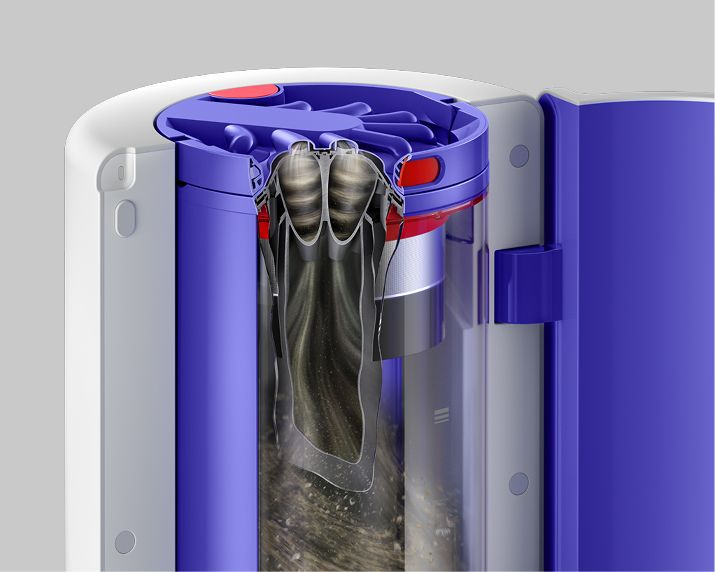Cutaway shows the debris inside the Dyson R1 Nurovi Dry dock. Cutaway shows the debris inside the Dyson R1 Nurovi Dry dock.
