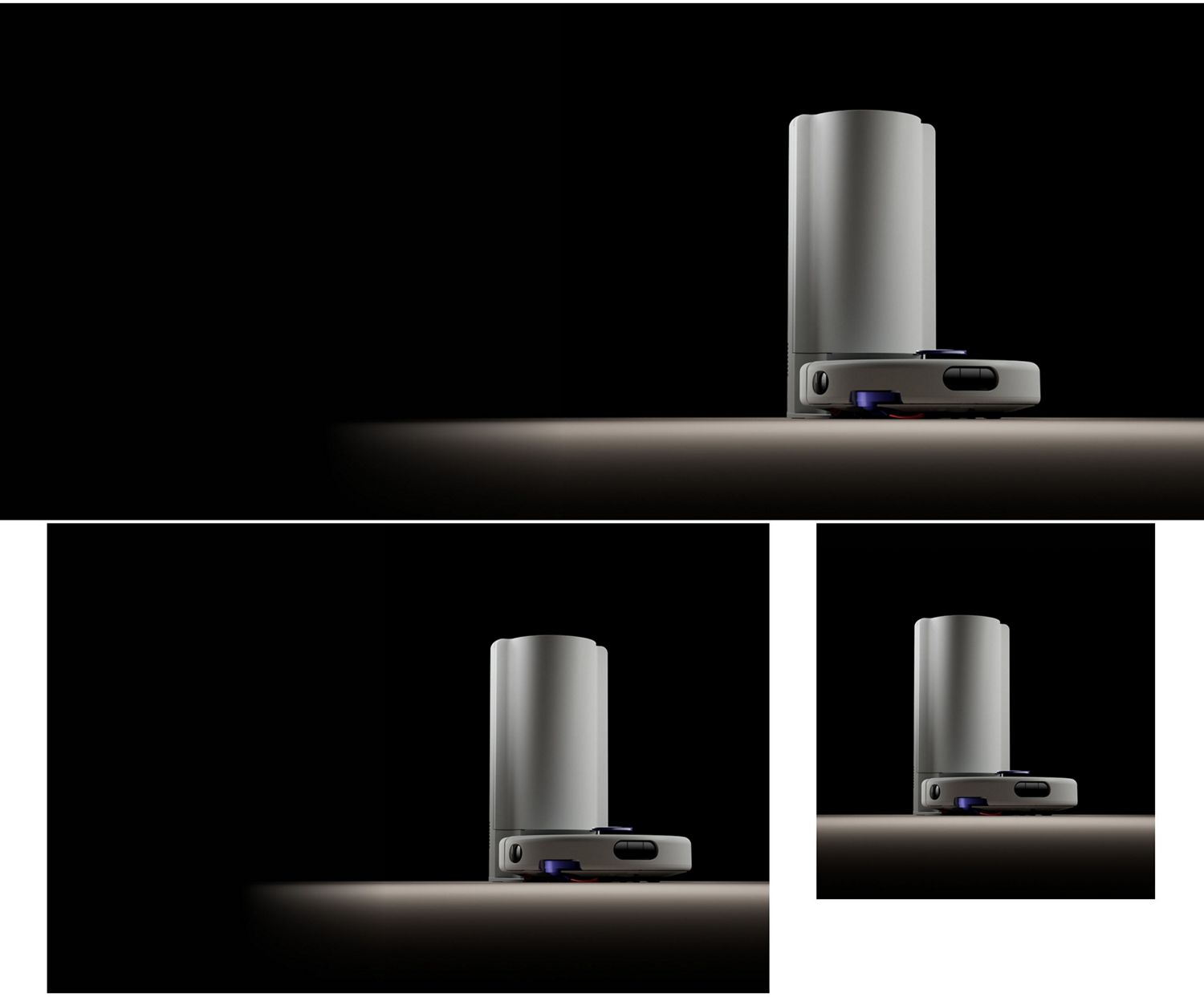 Dyson R1 Nurovi Dry robot vacuum cleaner in its dock.