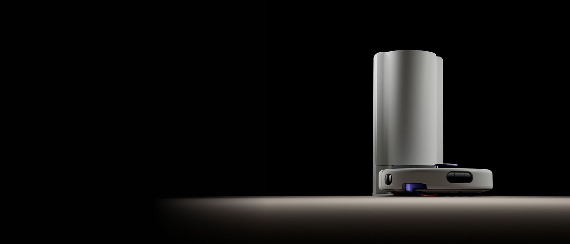 Dyson R1 Nurovi Dry robot vacuum cleaner in its dock.