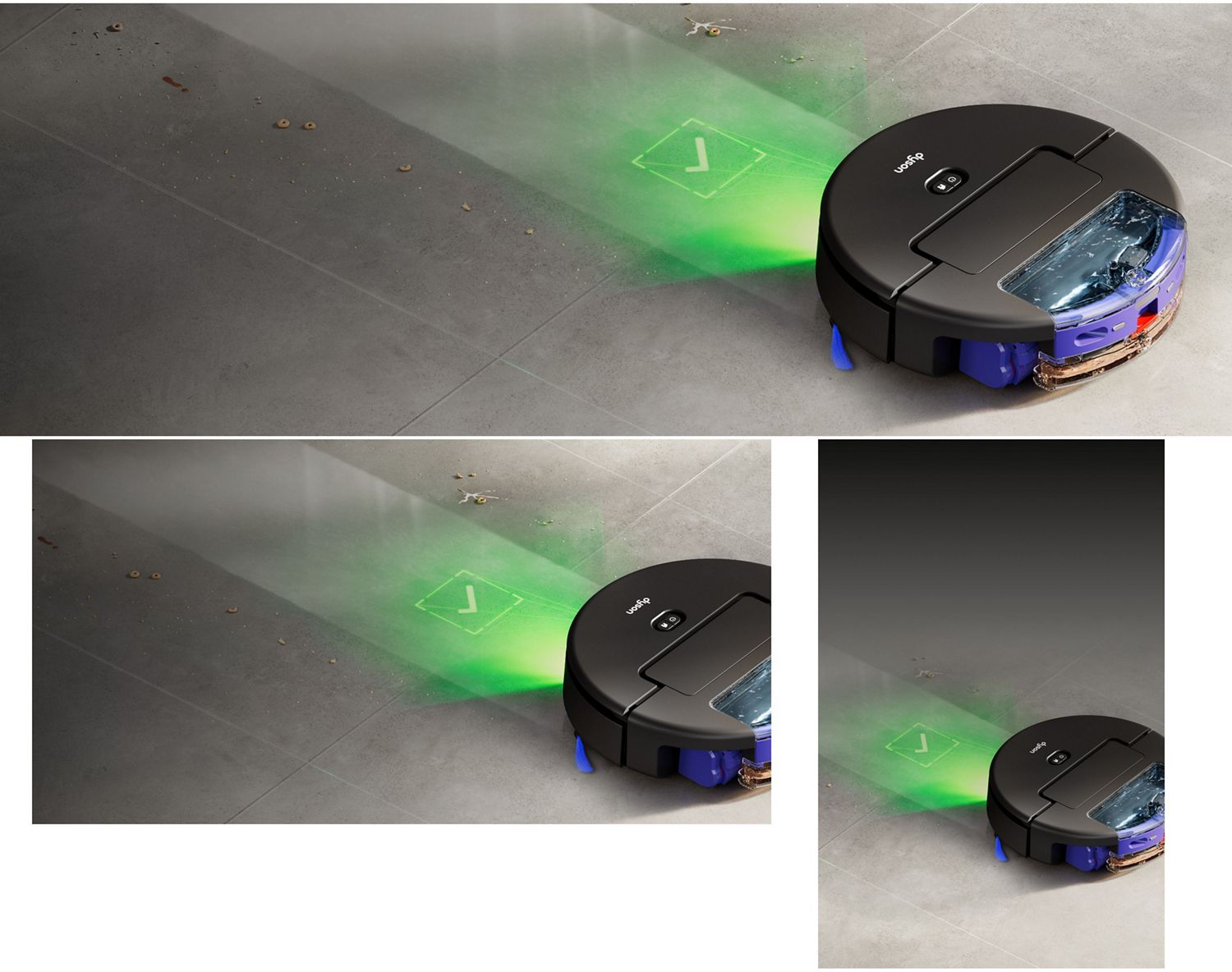 The Dyson Airwrap Co-anda2x multi-styler and dryer with the Round volumising brush 2x attachment used by a model.