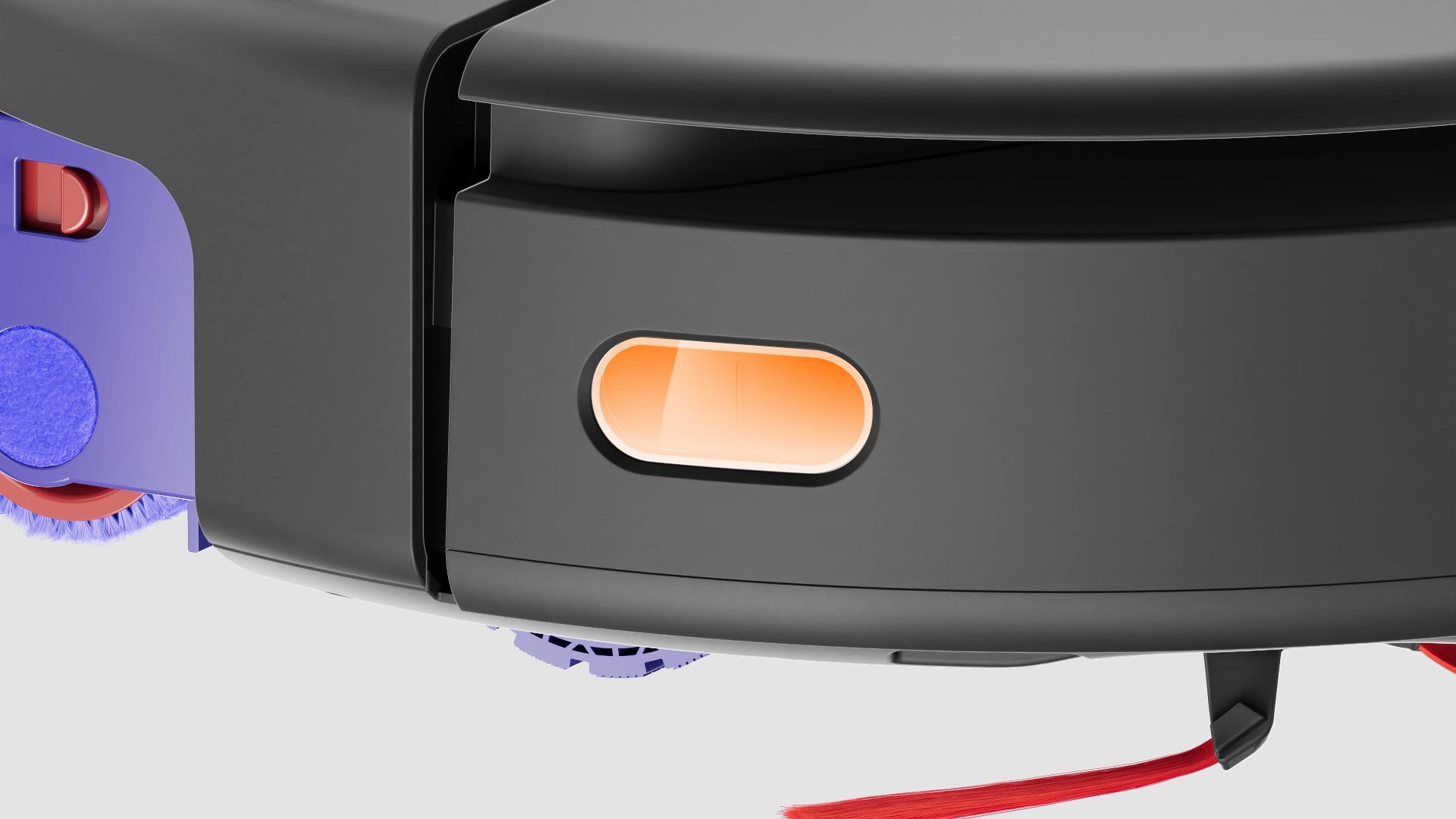 The Dyson Spot+Scrub Ai robot vacuum’s infrared sensor highlighted.