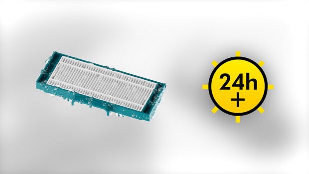 필터와 함께 표시된 24시간 아이콘.