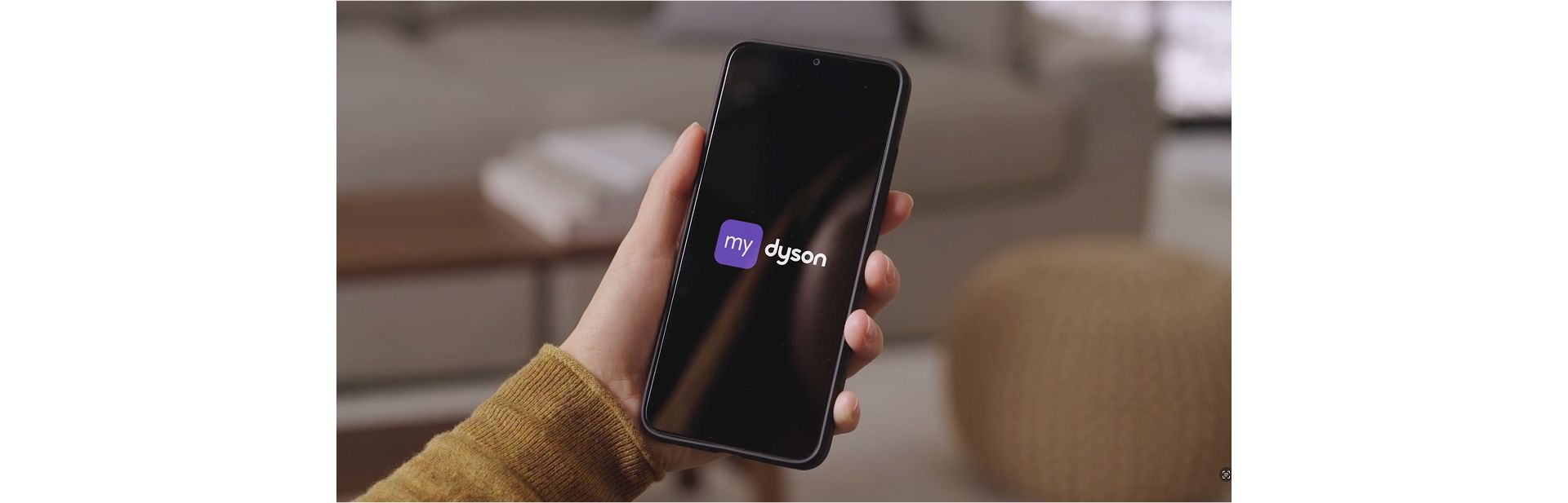 The MyDyson app on a phone screen.