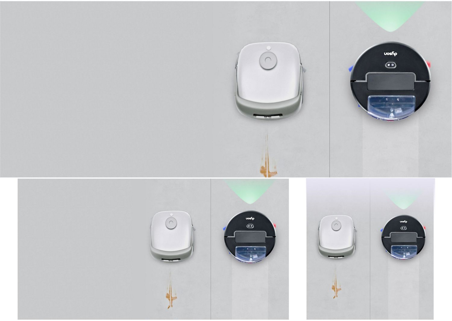 The Dyson Spot+Scrub Ai robot vacuum delivers a cleaner finish, unlike another robot vacuum that can smear the dirt.