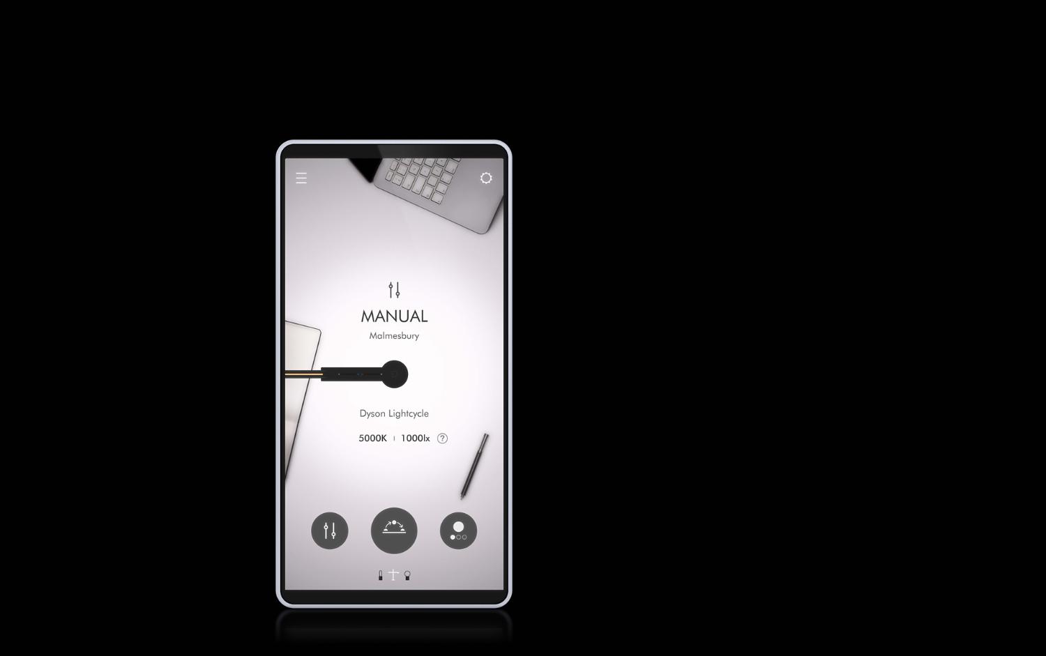 The Dyson Link App demonstration