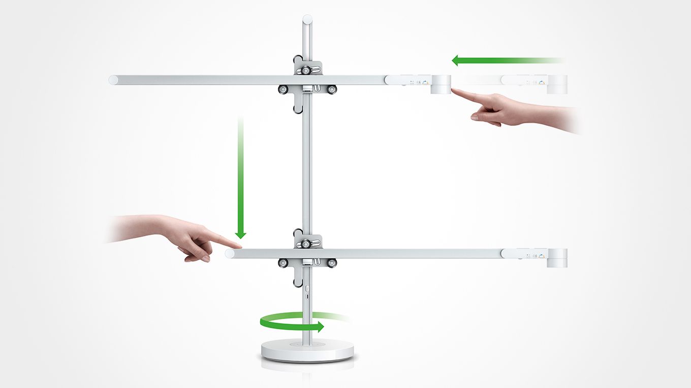Demonstrasjon av 3 Axis Glide ™ bevegelse Demonstrasjon av 3 Axis Glide ™ bevegelse