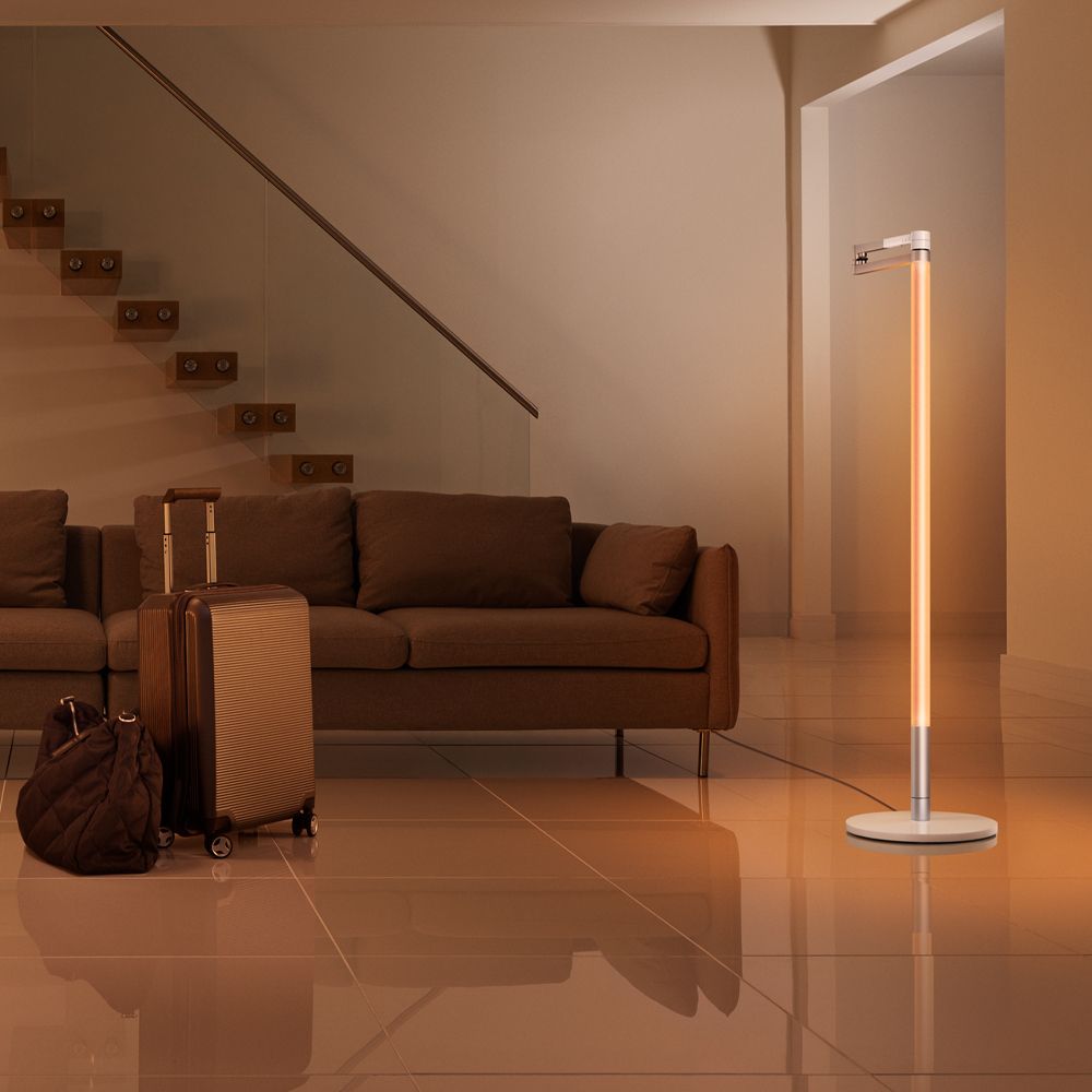 Dyson floor lamp in living room setting