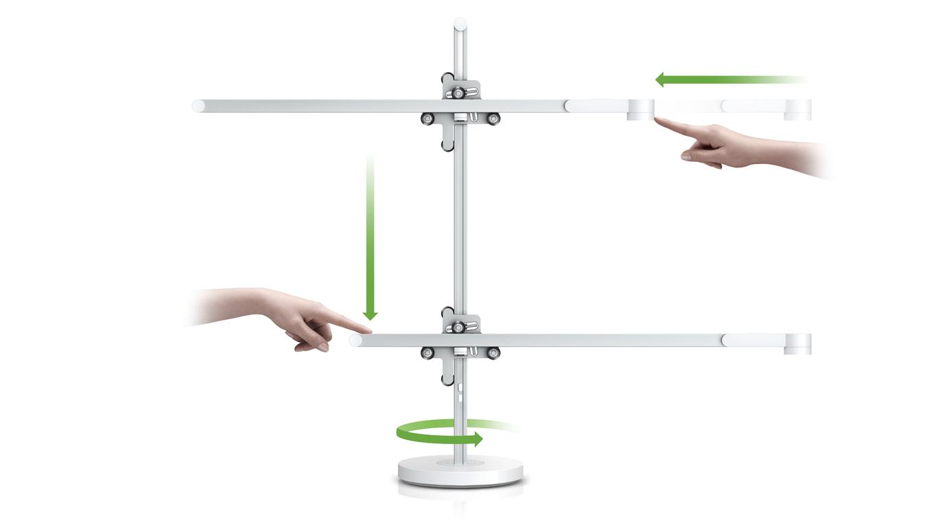Démonstration du mouvement tridimensionnel 3 Axis Glide™