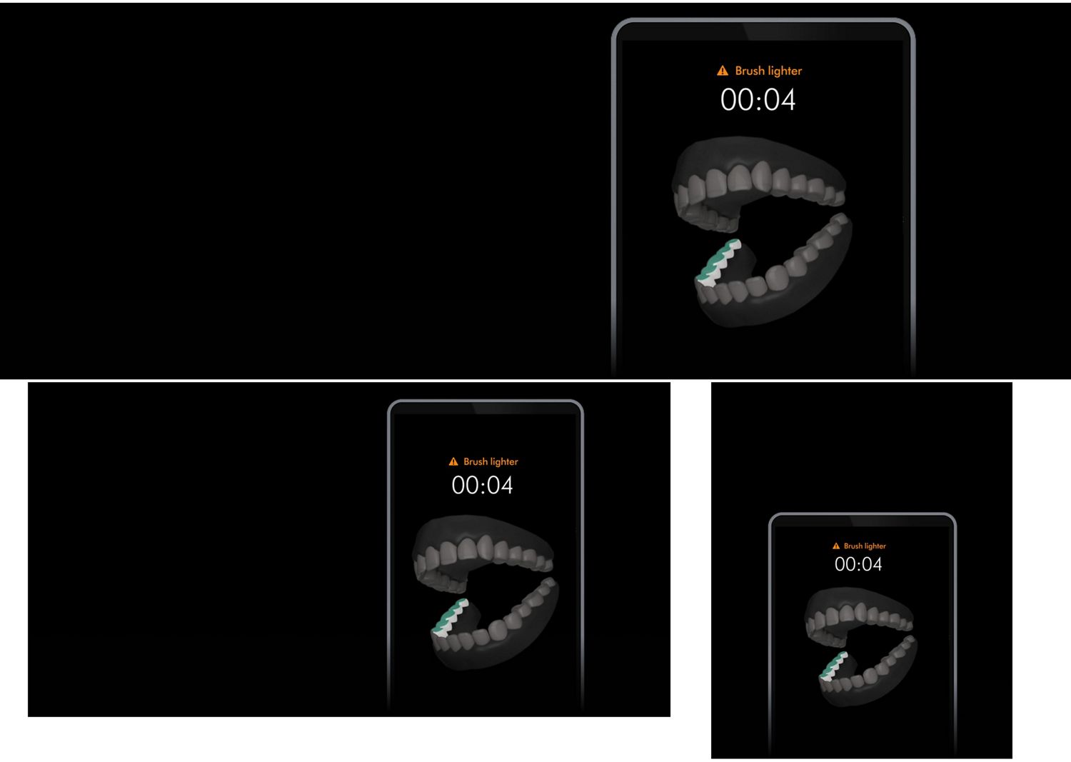 Brushing guide seen on the MyDyson app.