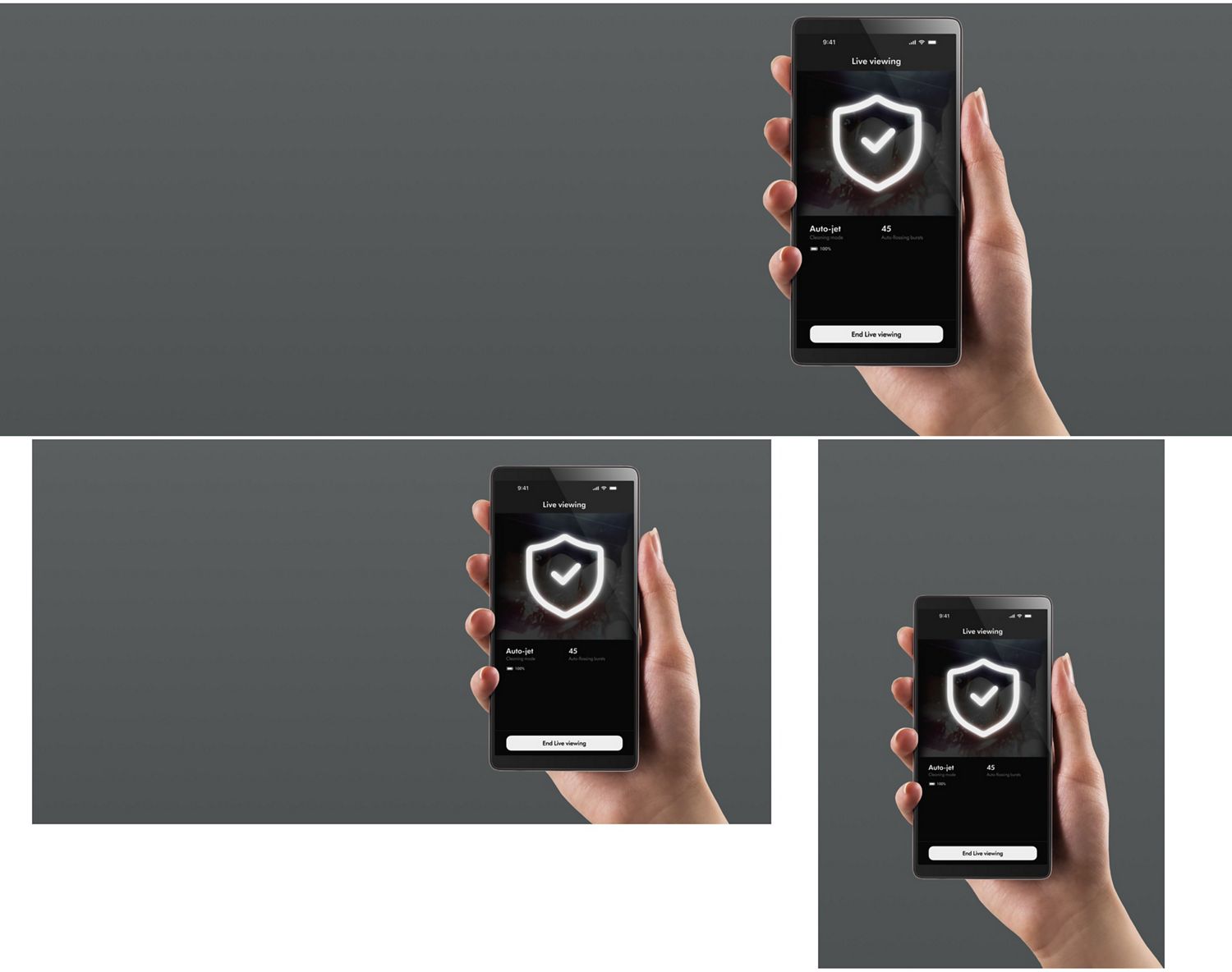 MyDyson app with a shield icon.