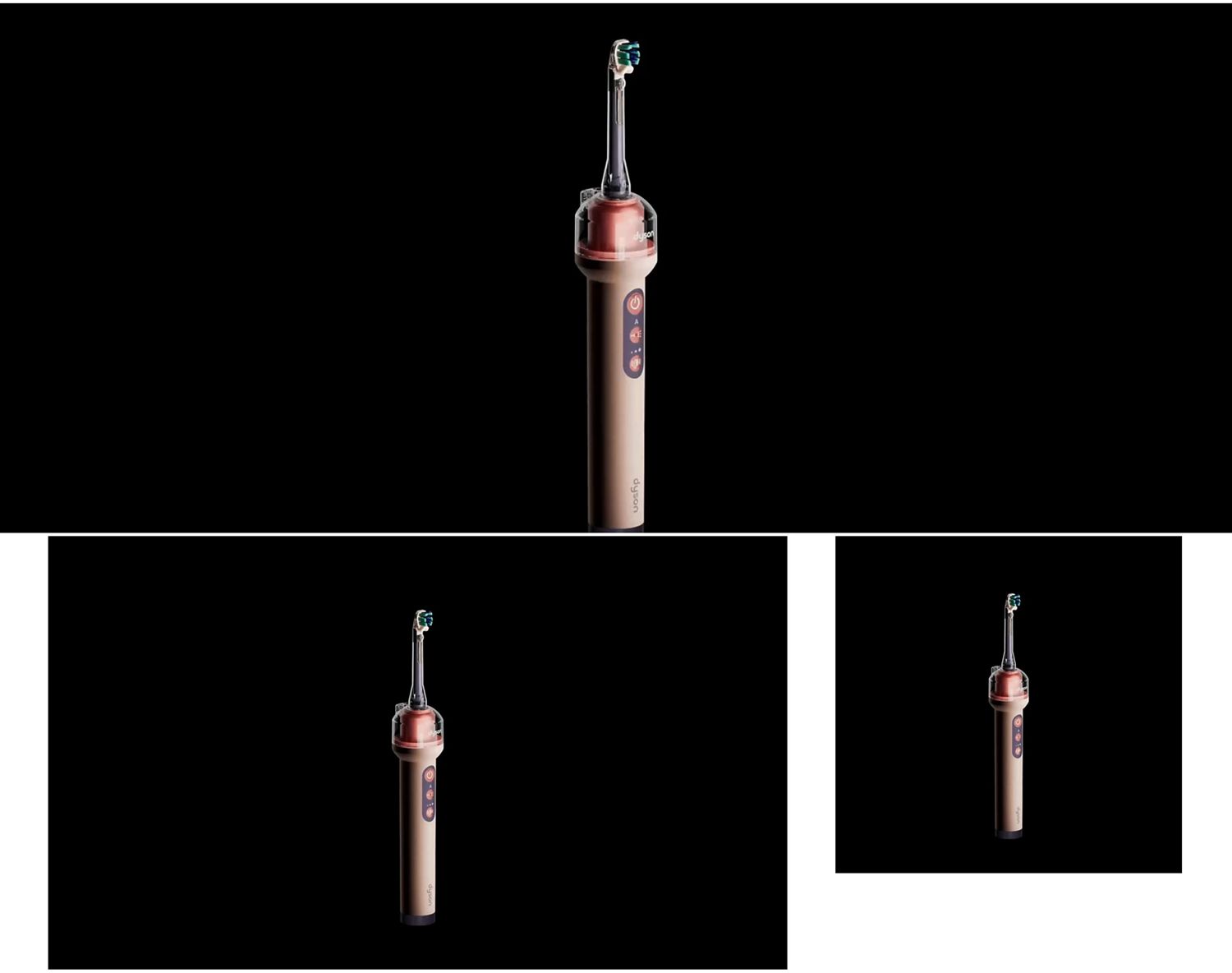 Dyson CameraJet electric toothbrush with flosser.