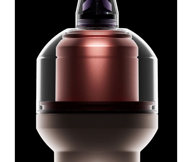 „Dyson CameraJet“ dantų šepetėlio rezervuaras.
