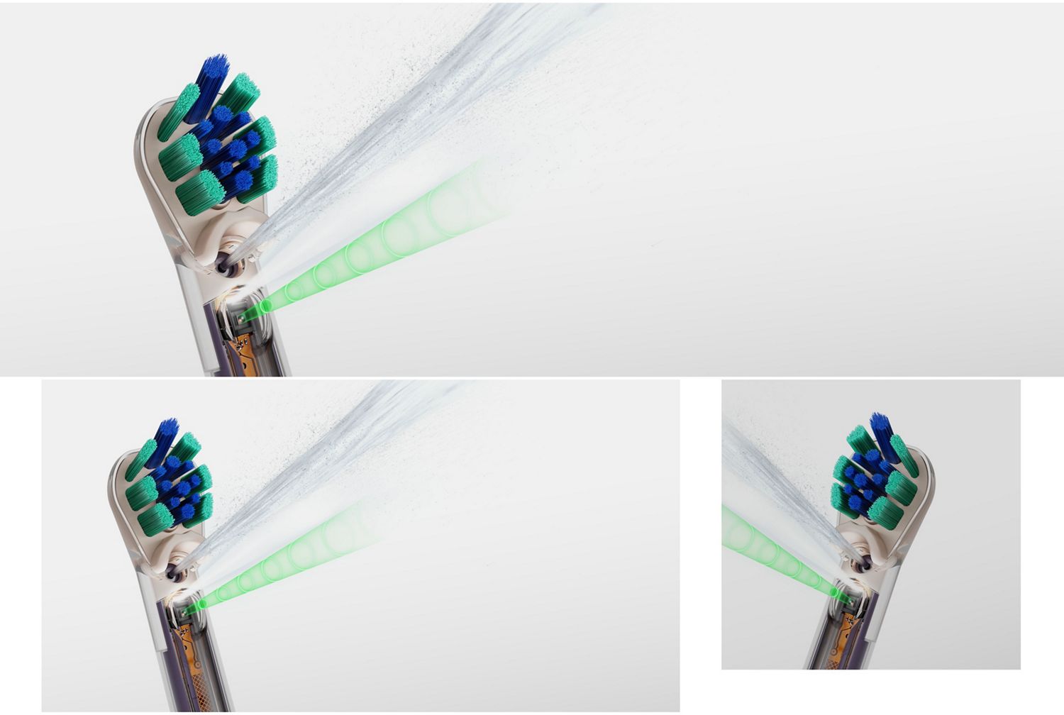 Close-up of the Dyson CameraJet brush head.