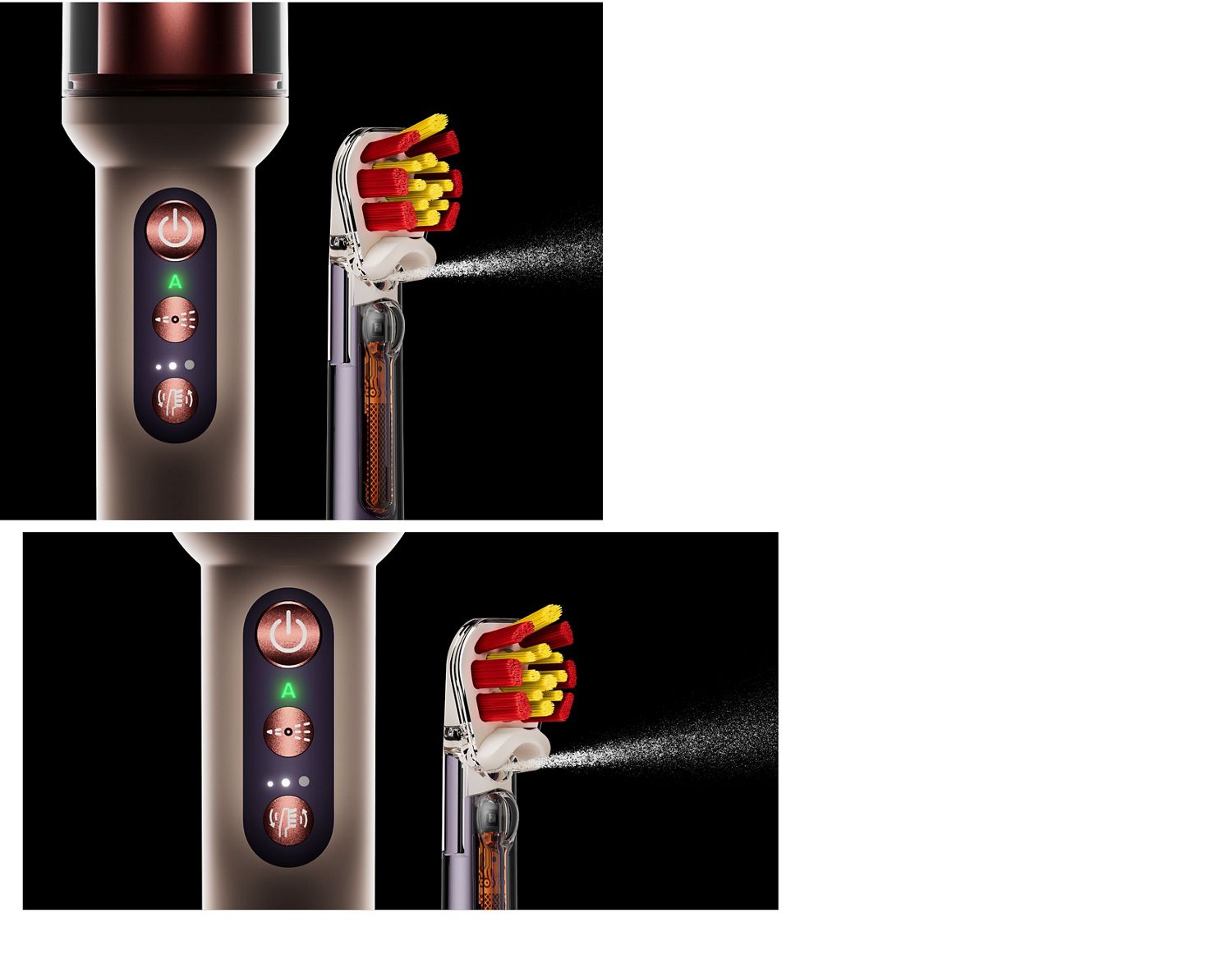 Dyson CameraJet sensitive brush head.