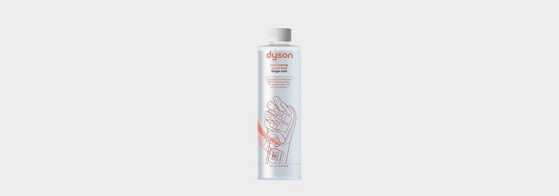 Dyson Low-foaming mouth rinse.