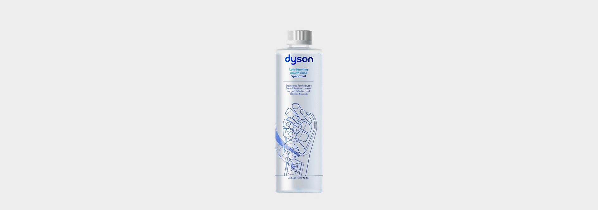 Dyson Low-foaming mouth rinse.
