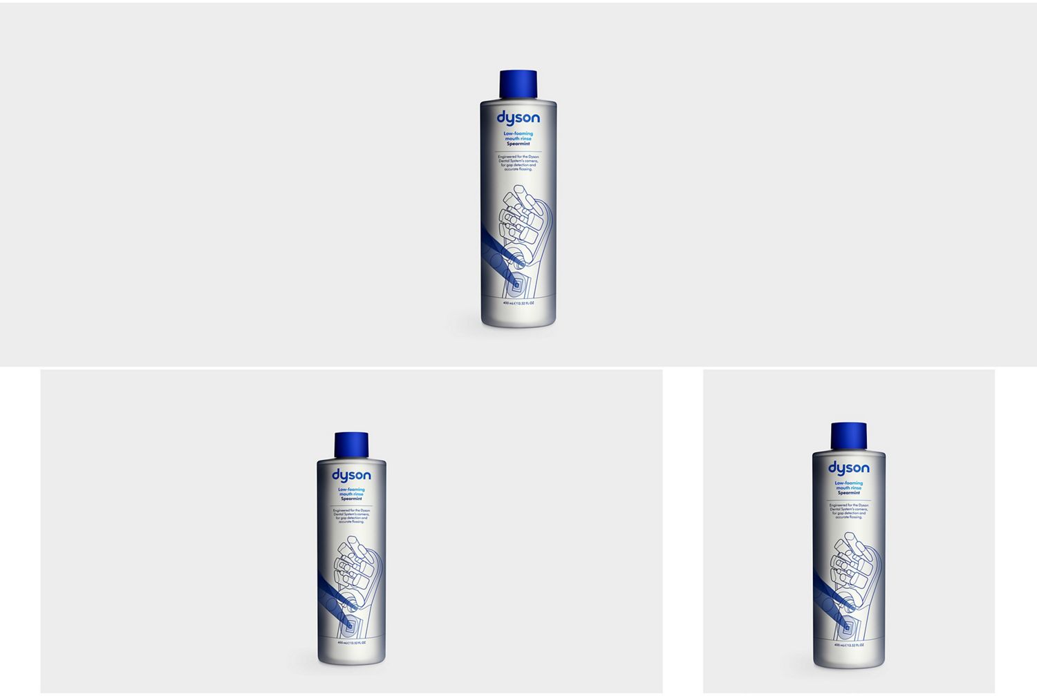 Dyson Low-foaming mouth rinse.