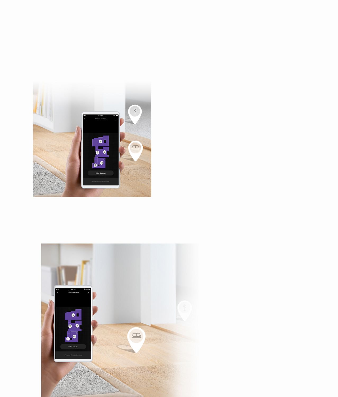 App Dyson link no telemóvel