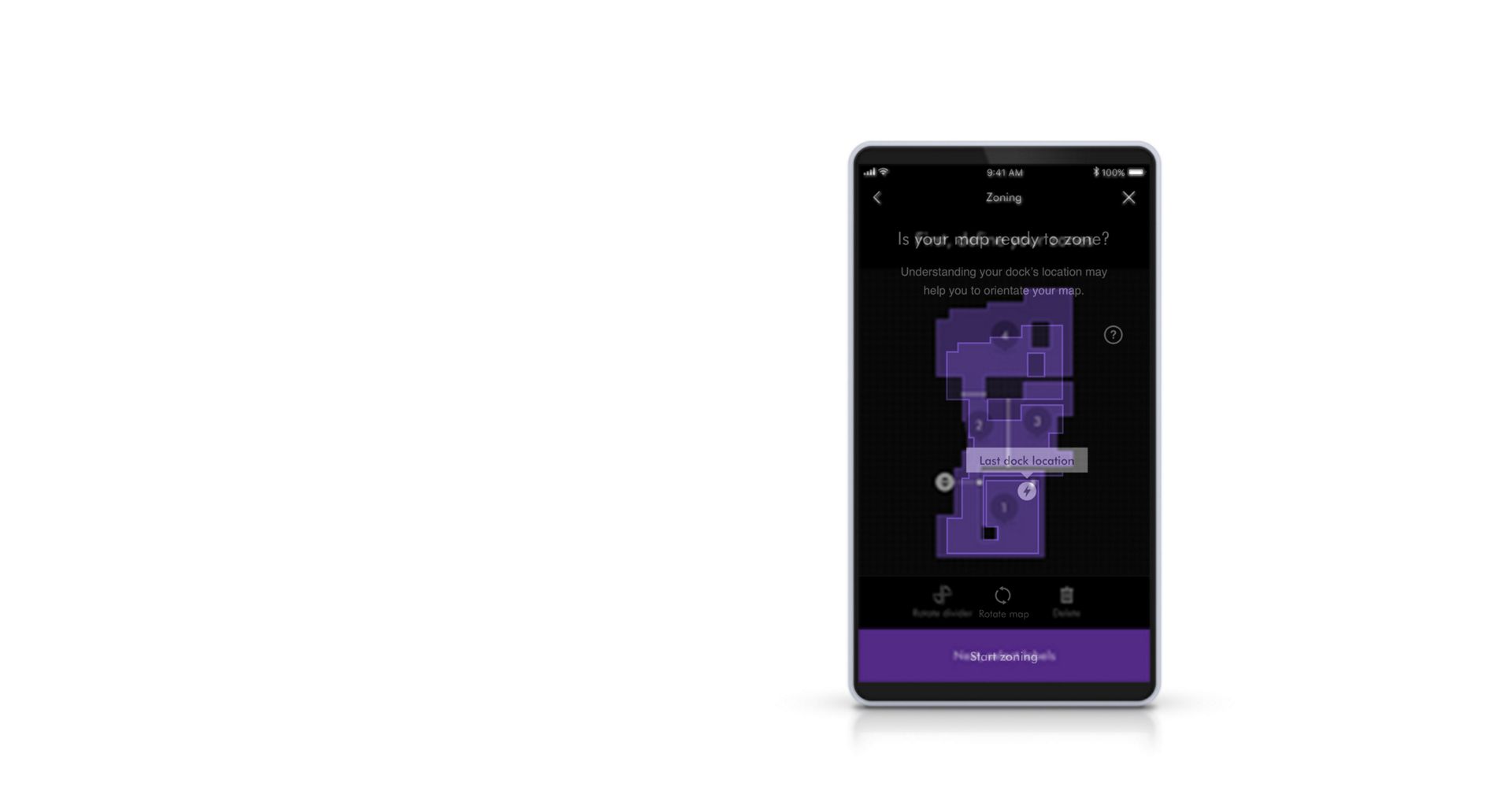 Dyson Link App auf einem Smartphone