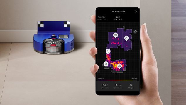 Berichte einer gründlichen Reinigung in der MyDyson™ App